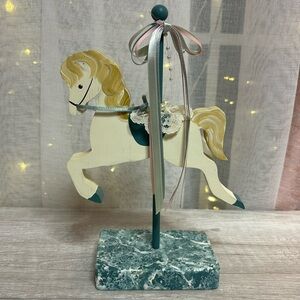 Vintage Wooden Carousel Horse